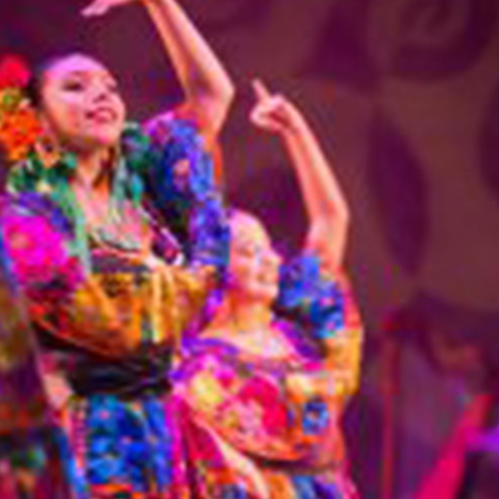 a group of Flamenco dancers on stage