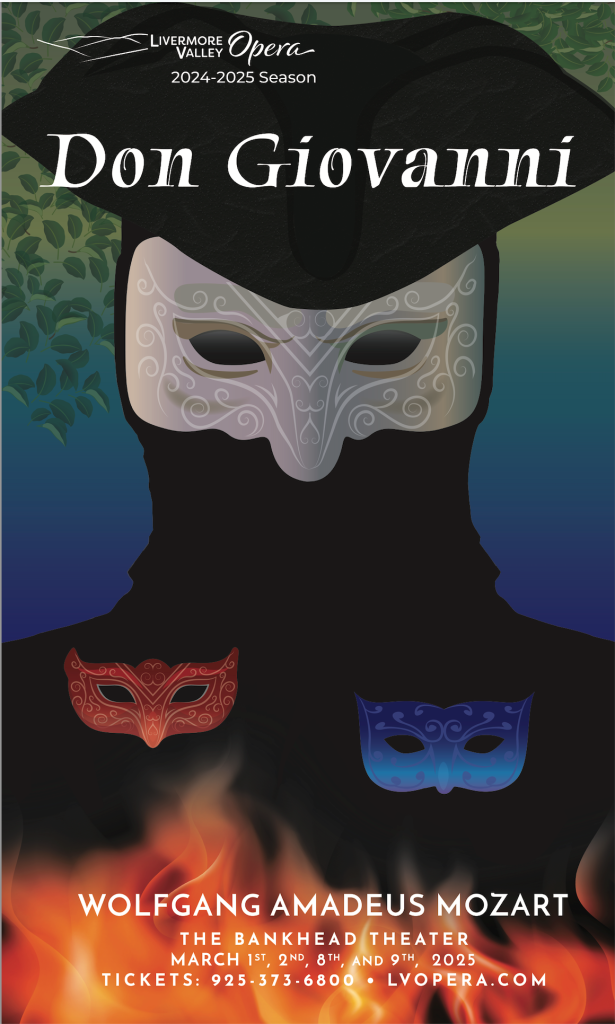 Art for Don Giovanni presented by Livermore Valley Opera.