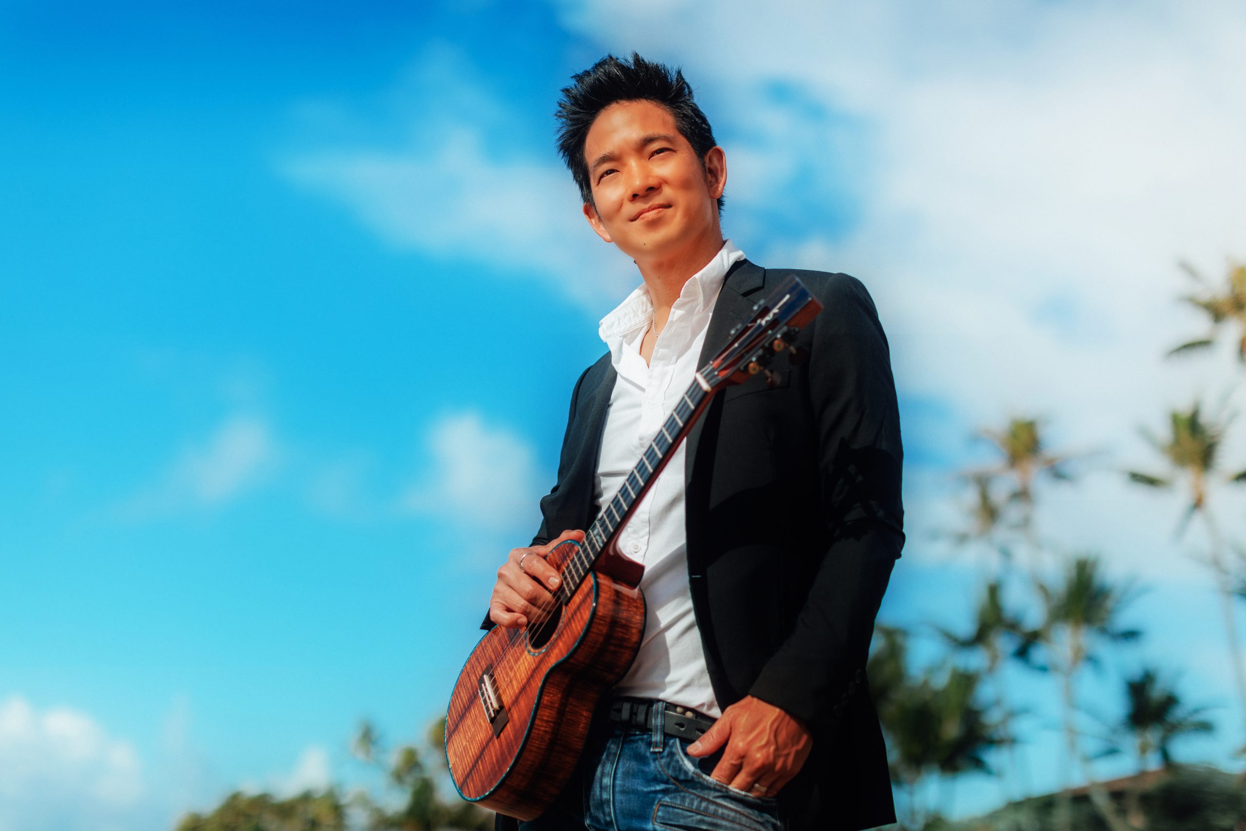 Image of Jake Shimabukuro in Hawaii.