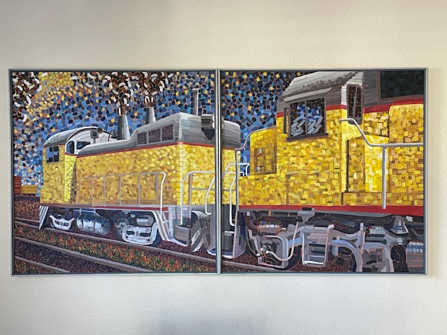 Images of connecting trains by Ken Ball - Image for Locomotive New Exhibit