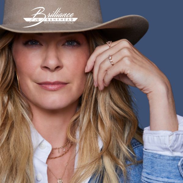 LeAnn Rimes in a cowboy hat with Brilliance at the Bankhead