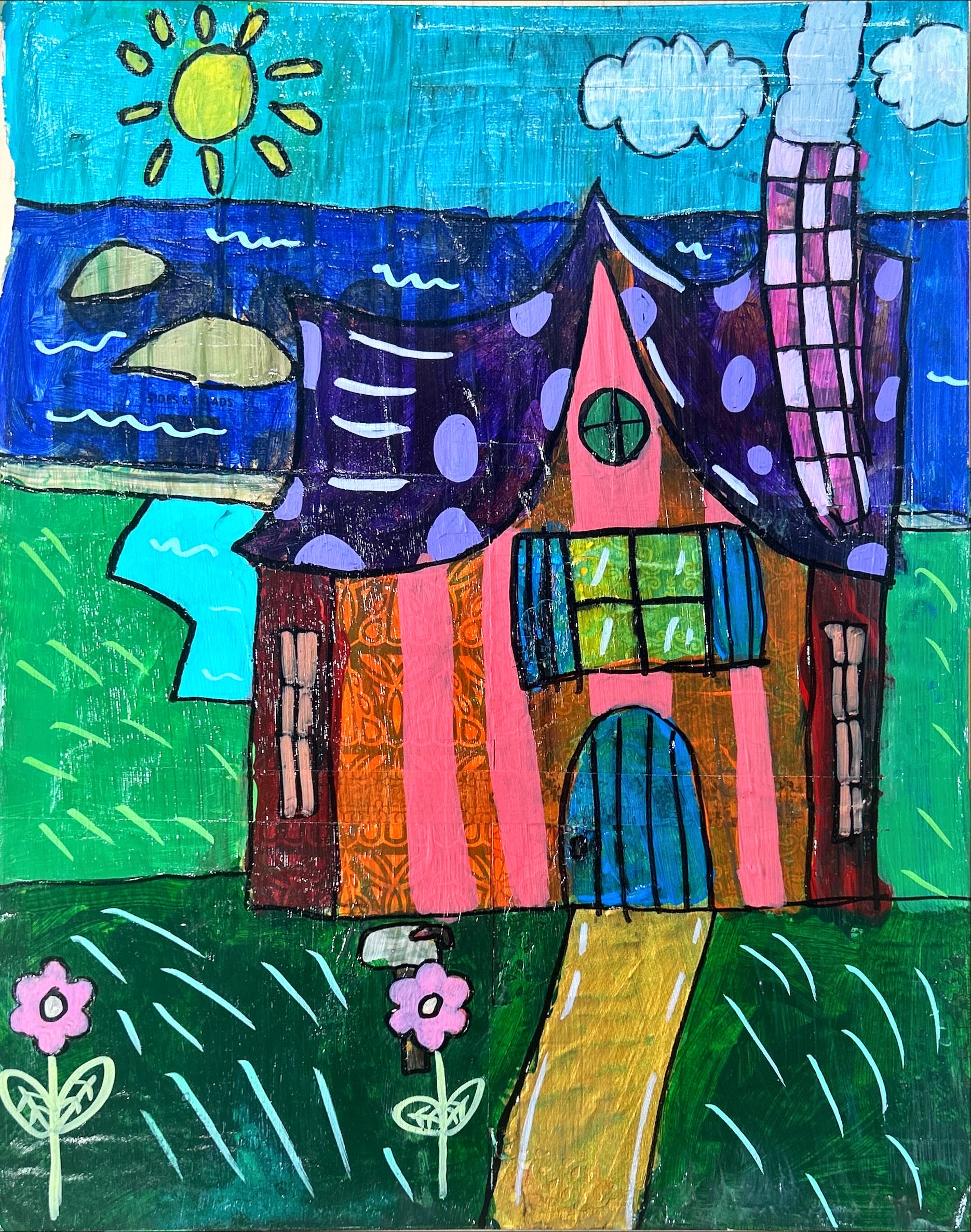 A House At Sutro Baths by Erin Spradley