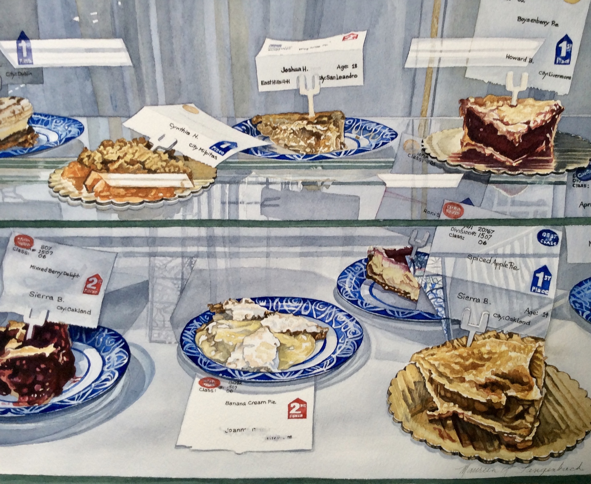 Langenbach Maureen - Spiced Apple Pie Watercolor
